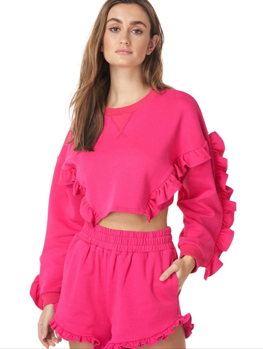 AMUR Ruffle Shorts Set Size Small - Picture 6 of 14